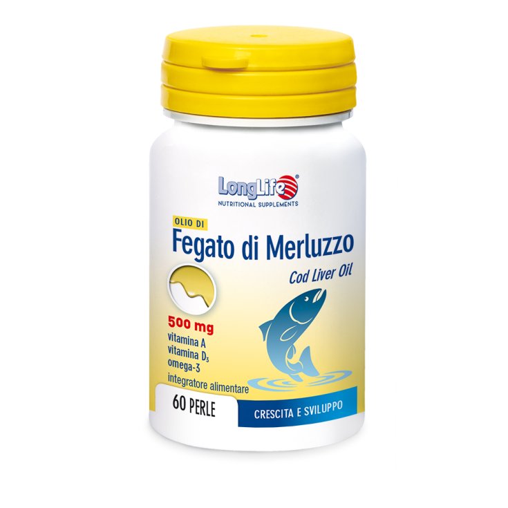 Olio Di Fegato Di Merluzzo 500mg LongLife 60 Perle