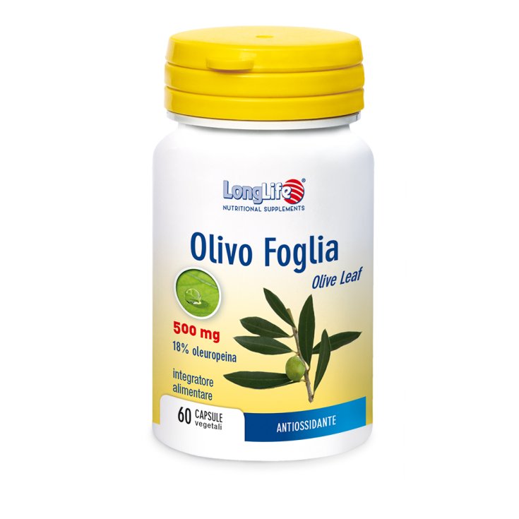 Olivo Foglia 500mg LongLife 60 Capsule Vegetali