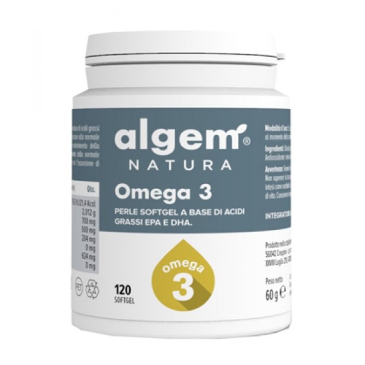 Omega 3 Algem Algem Natura 120 Softgel