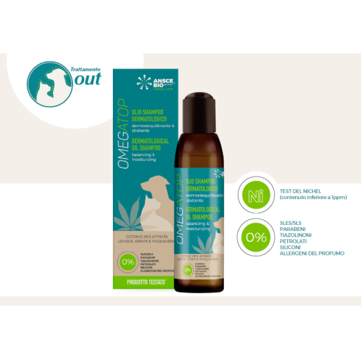 Omegatop Olio Shampoo Dermatologico - 200ML