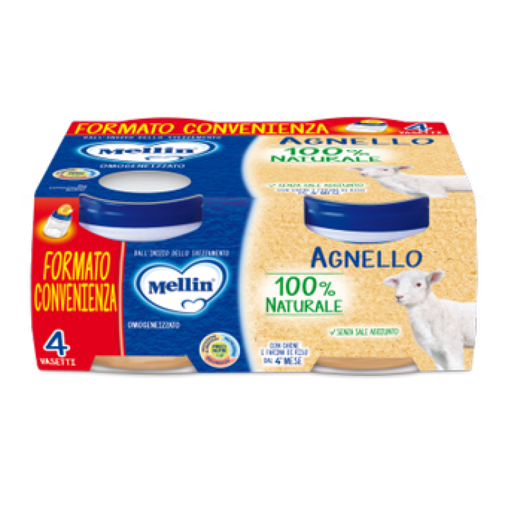 Omogeneizzato Di Carne Agnello Mellin 4x80g