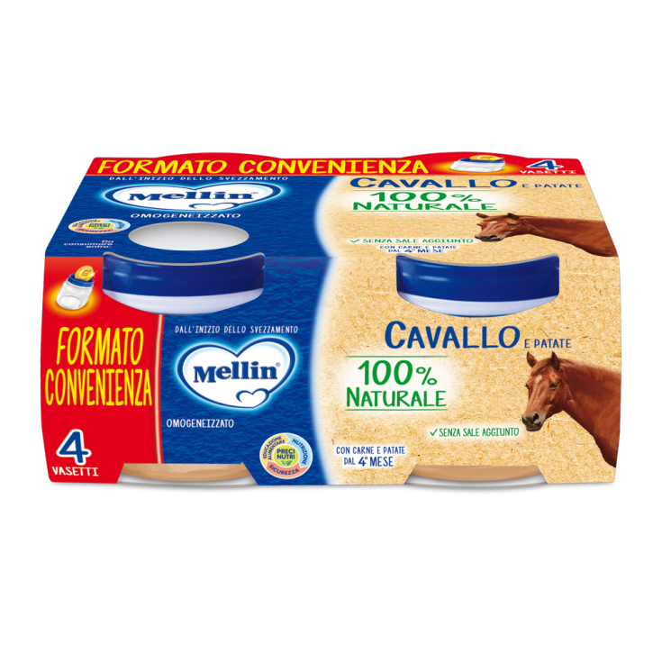 Omogeneizzato Di Carne Cavallo Mellin 4x80g