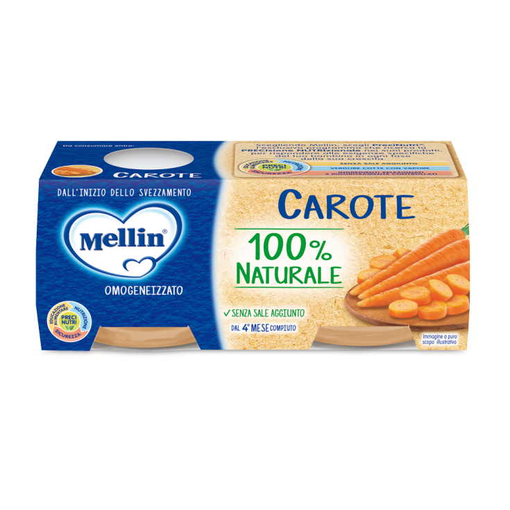 Omogeneizzato Di Carote Mellin 2x80g