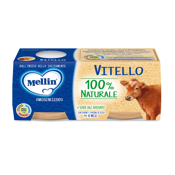 Omogeneizzati Di Carne Vitello Mellin 2x80g