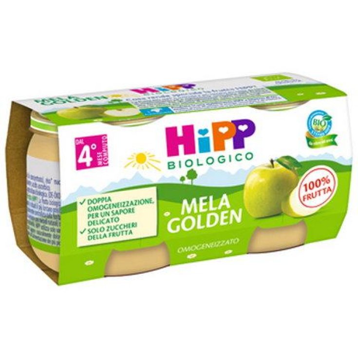 Omogeneizzto Mela Golden Hipp 2X80g