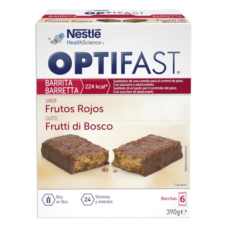 OptiFast Barrette Nestl&egrave; HealthScience 6 Pezzi