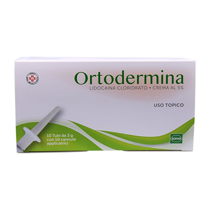 Ortodermina Crema 5% Sofar 10 Tubi da 3g