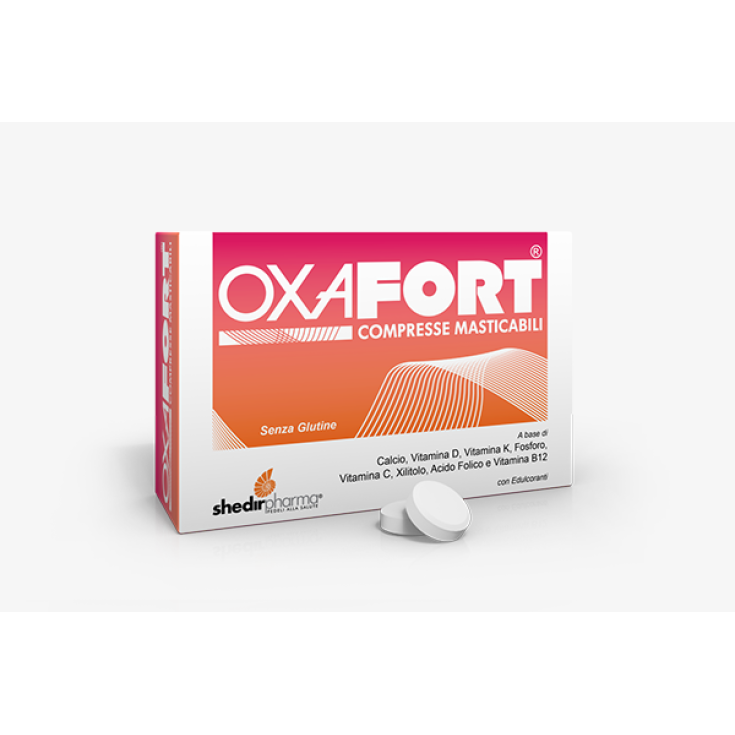Oxafort&reg; ShedirPharma&reg; 48 Compresse Masticabili Gusto Amarena