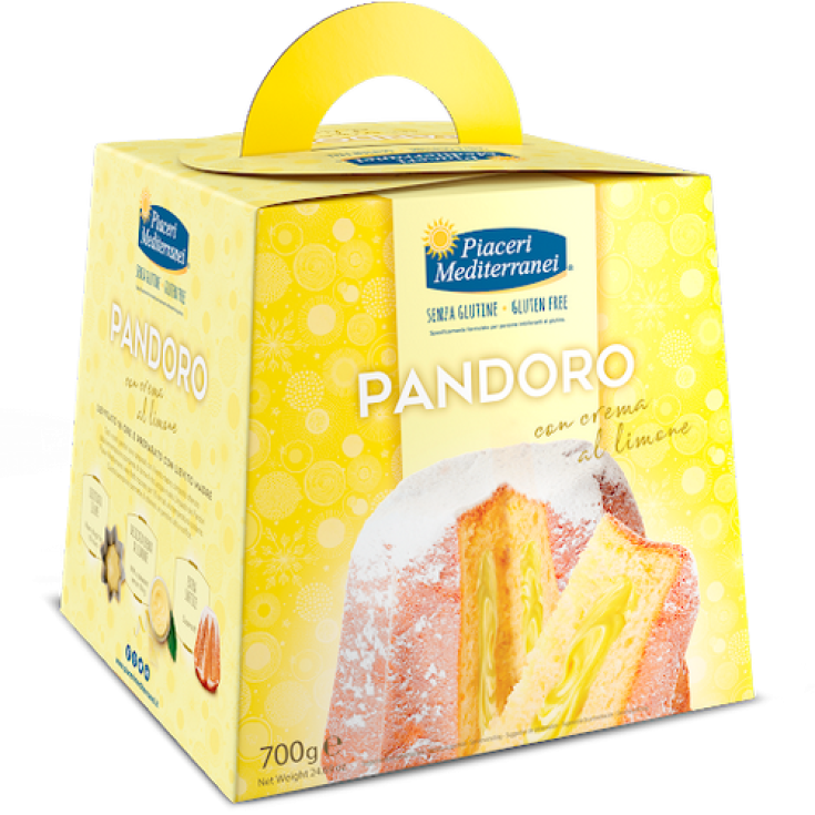 Pandoro Con Crema Di Limone Piaceri Mediterranei 700g