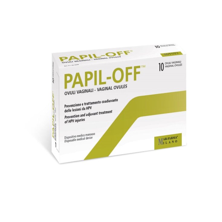 Papil-Off Ovuli Vaginali Mar-Farma 10 Ovuli