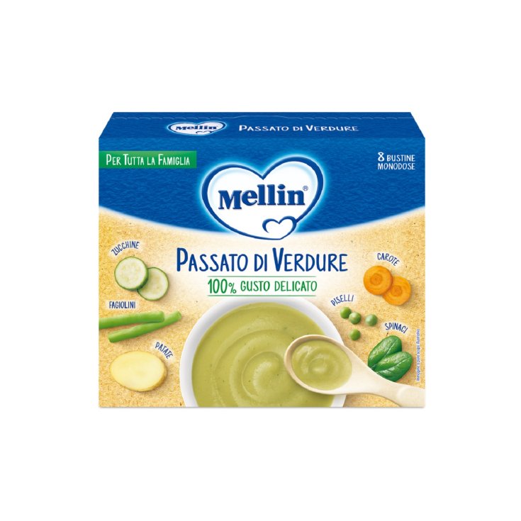 Passato Di Verdure Mellin 8 Bustine Monodose