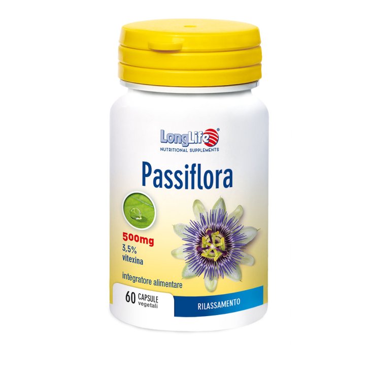 Passiflora 500mg Longlife 60 Capsule Vegetali Passiflora 500mg Longlife 60 Capsule Vegetali