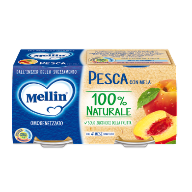 Pesca Con Mela Mellin 2x100g