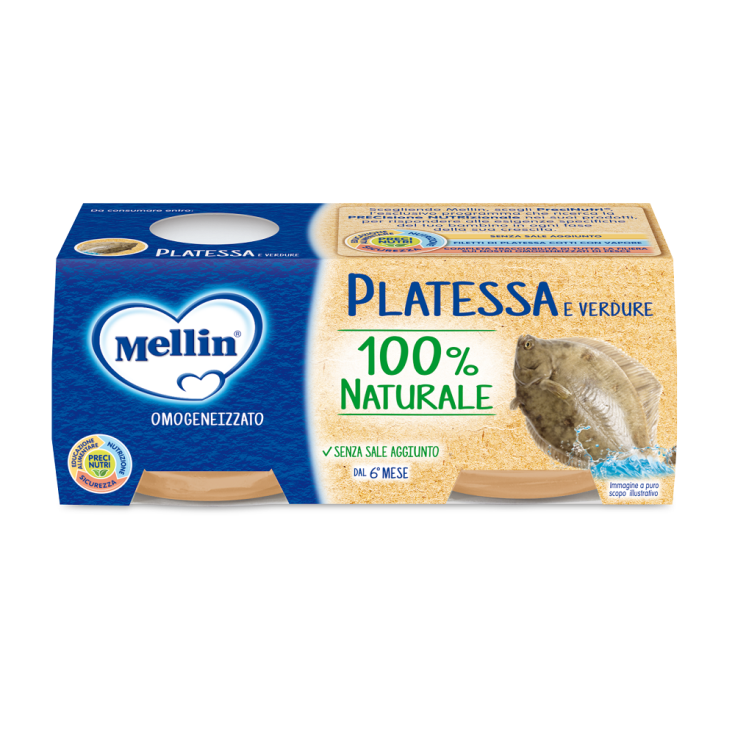 Platessa E Verdure Mellin 2x80g