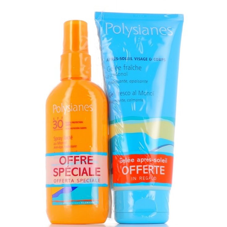 Polysianes Latte Spray Spf30 + Doposole Klorane Kit