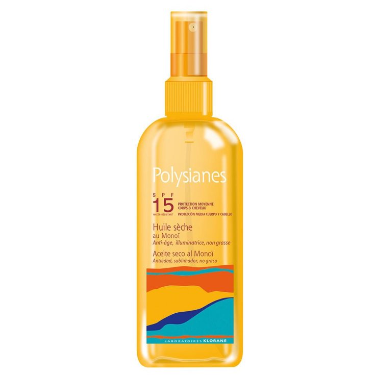 Poliysianes Olio Secco Spf15 Klorane 150ml