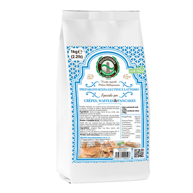 Preparato Per Crepes Waffles Pancakes Dalla Giovanna 1Kg