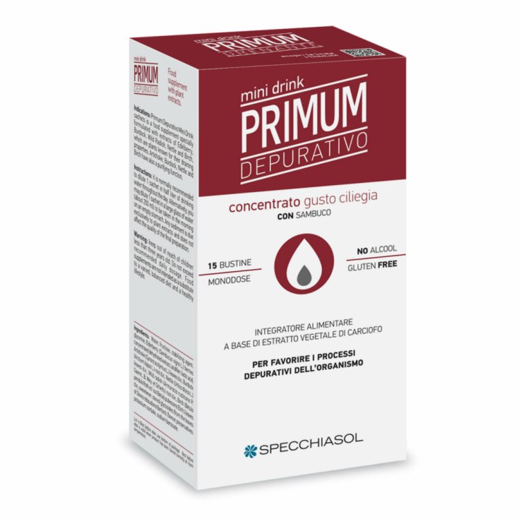 Primum Depurativo Gusto Ciliegia Specchiasol 15 Bustine