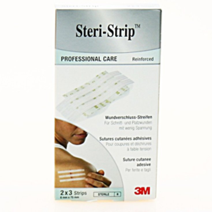 Steristrip 3m 6x75mm 6pz