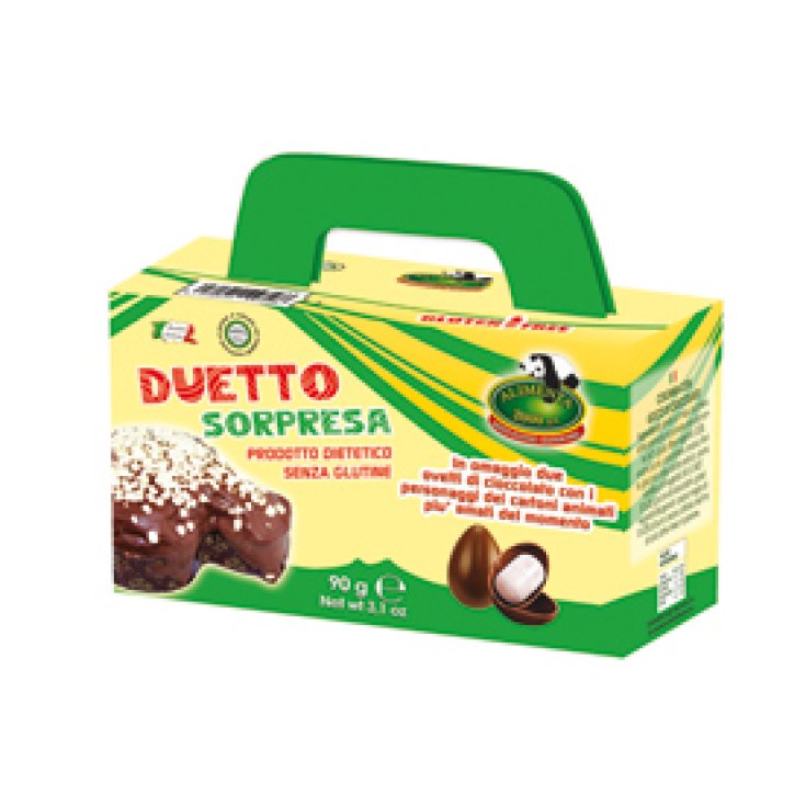 Duetto Colomba con Gocce di Cioccolato + Sorpresa 90g