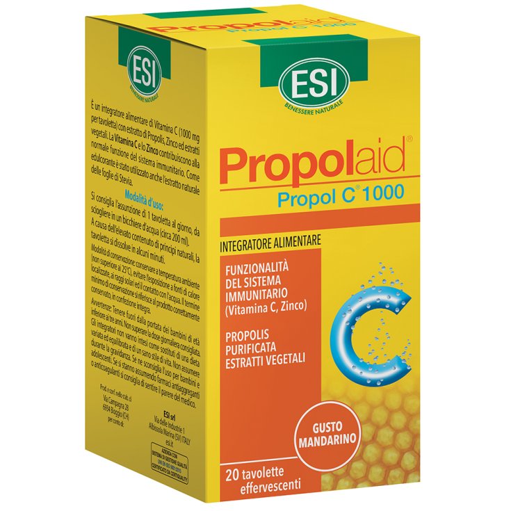 Propolaid Propol C Esi 20 Tavolette Effervescenti