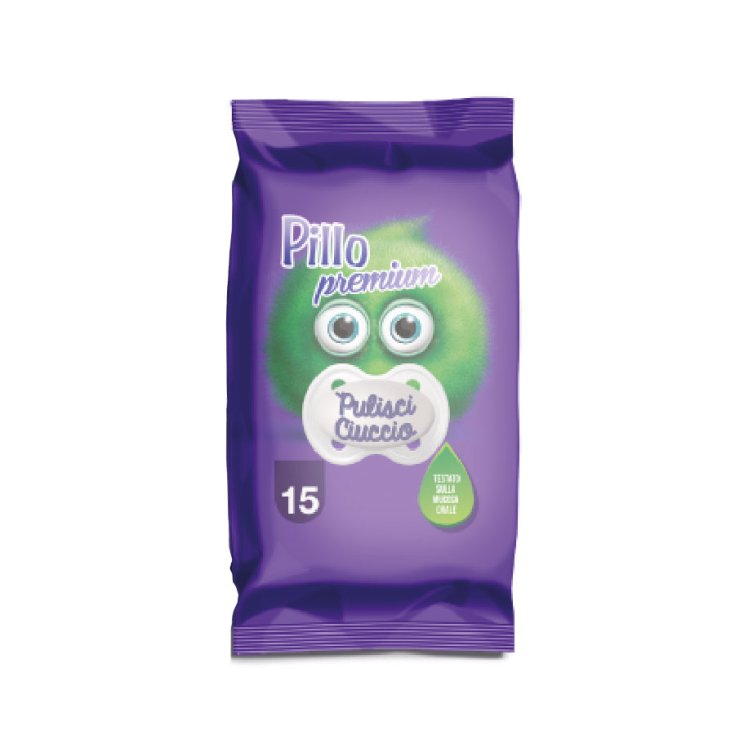 Pulisci Ciuccio Pillo Premium 15 Salviettine