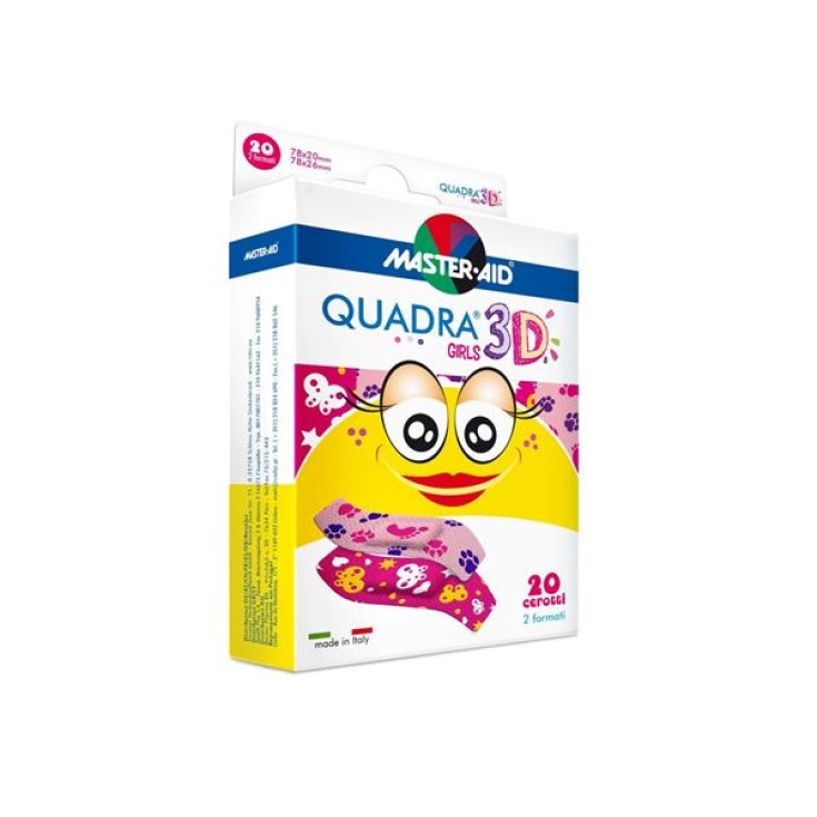 Quadra 3D Girls Master-Aid 20 Pezzi