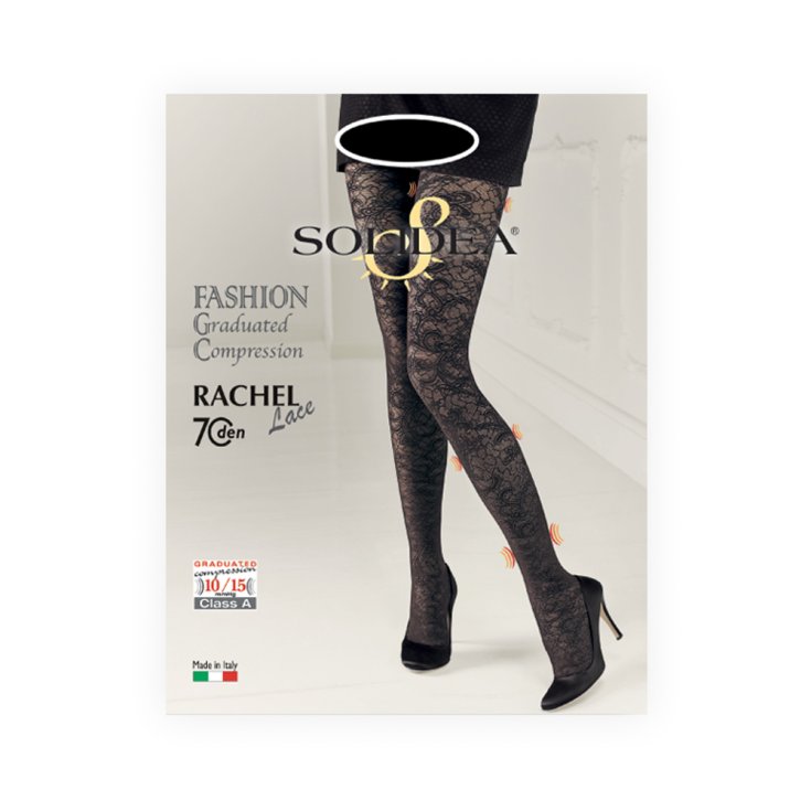 RACHEL 70 Collant SOLIDEA Nero Taglia 4XL-XL