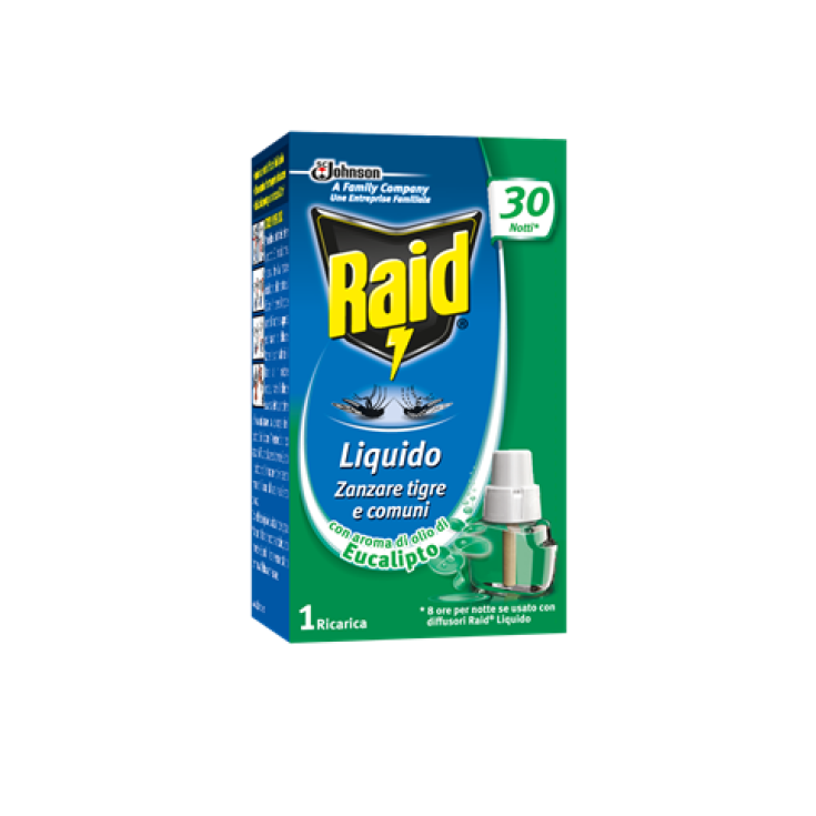 Raid Liquido Eucalipto Ricarica Liquida Johnson 30 Notti