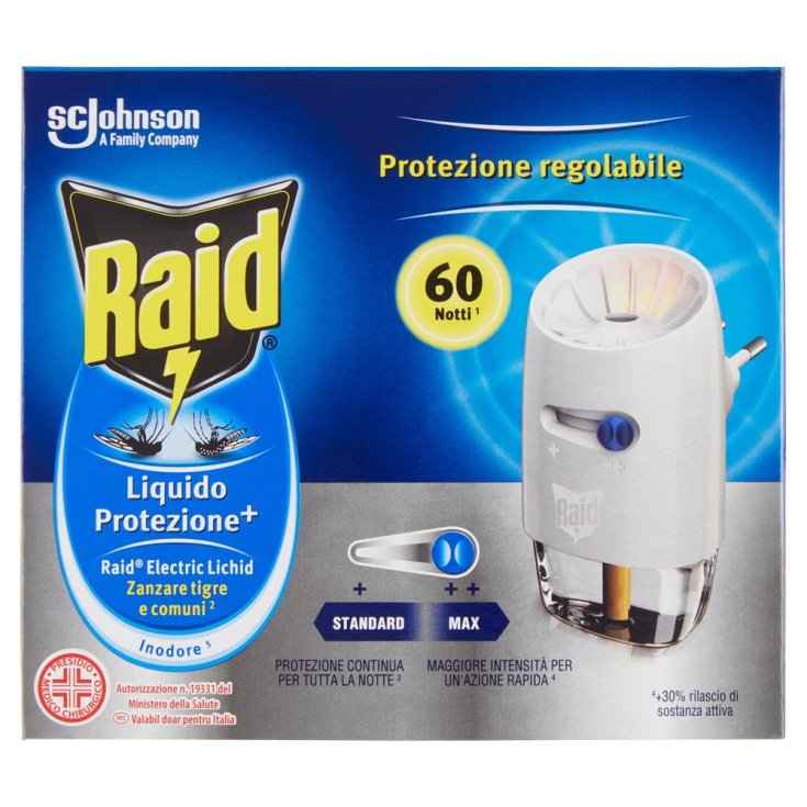 Raid Liquido Protezione+ Johnson Base + Ricarica 60 Notti