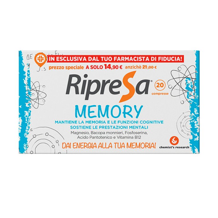 Ripresa Memory Chemist's Research 20 Compresse