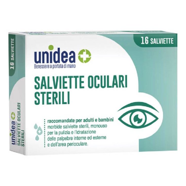 SALVIETTE OCULARI unidea 16 Salviette
