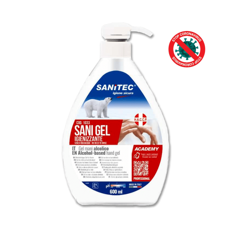 Sani Gel Igienizzante Sanitec 600ml