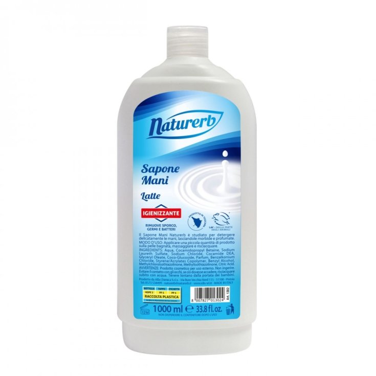 Sapone Mani Latte Naturerb 1000ml