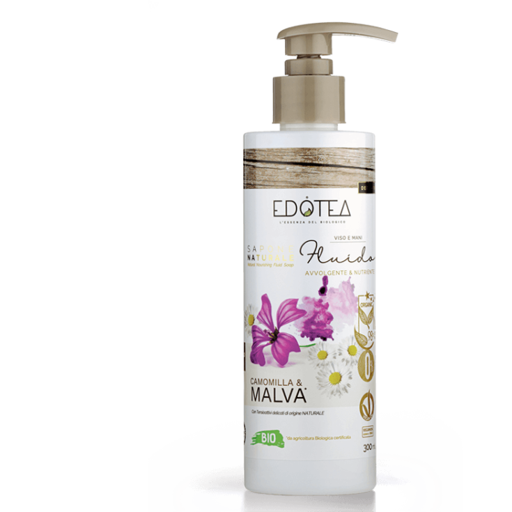 Sapone Naturale Fluido Camomilla & Malva EDOTEA 300ml