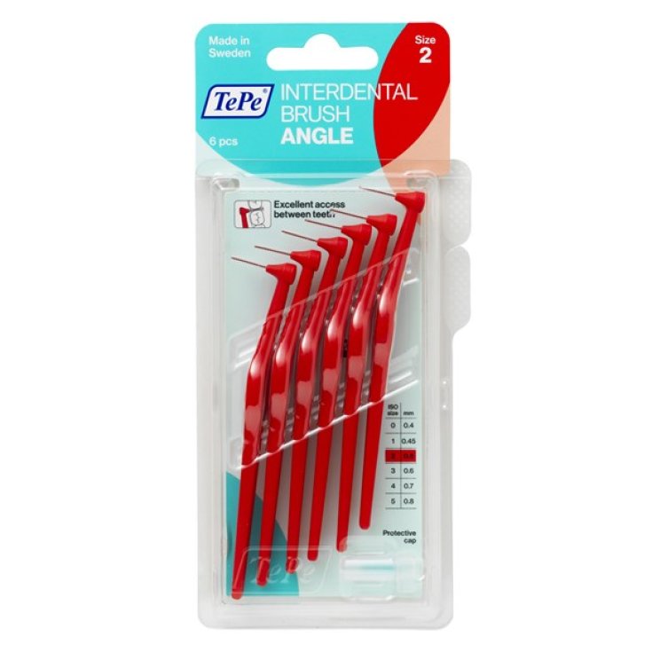 Scovolino Angle&trade; Rosso 0,5 Tepe 6 Pezzi