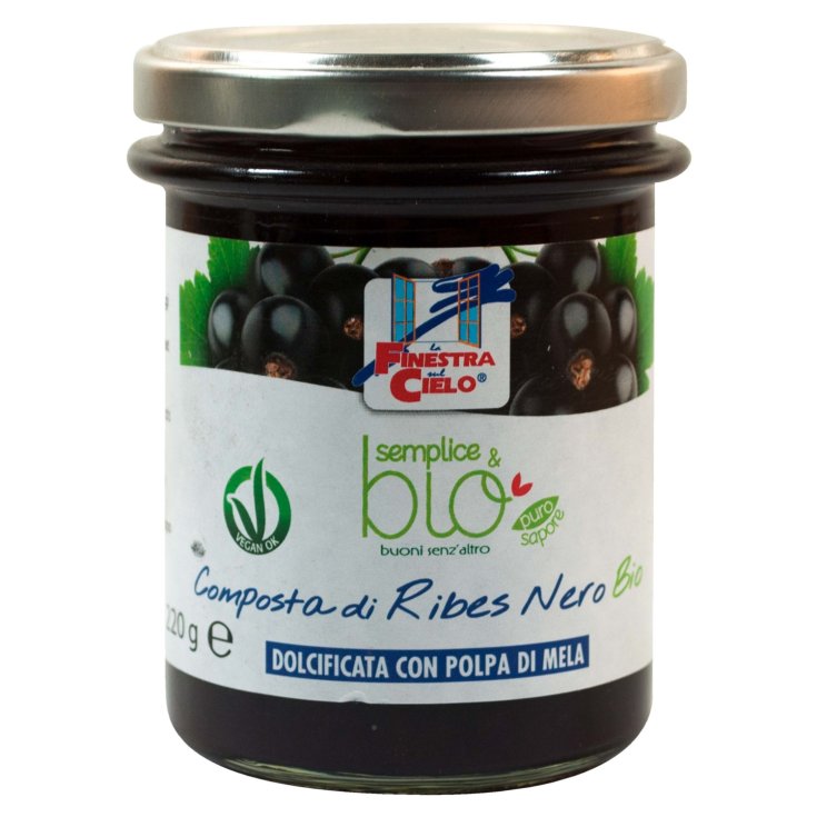 Semplice&Bio&reg; Composta Ribes Nero Bio 220g