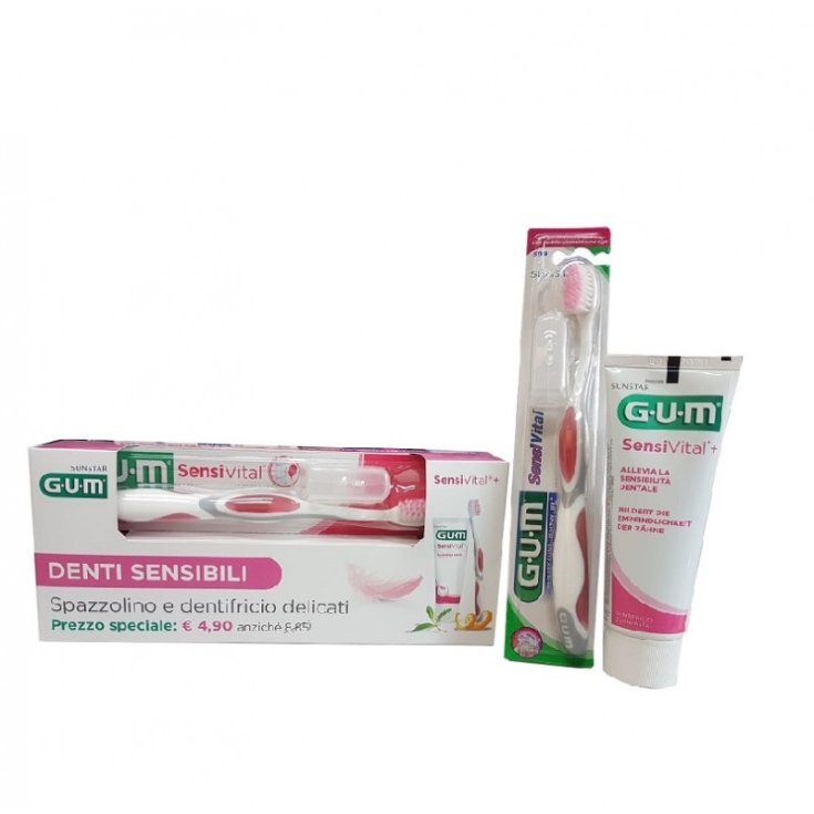 Sensivital+ Suncare Gum&reg; 1 Kit Spazzolino + Dentifricio