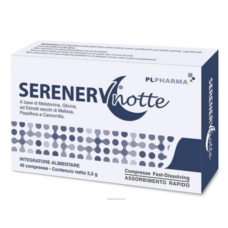 Serenerv Notte&reg; PL Pharma 40 Compresse