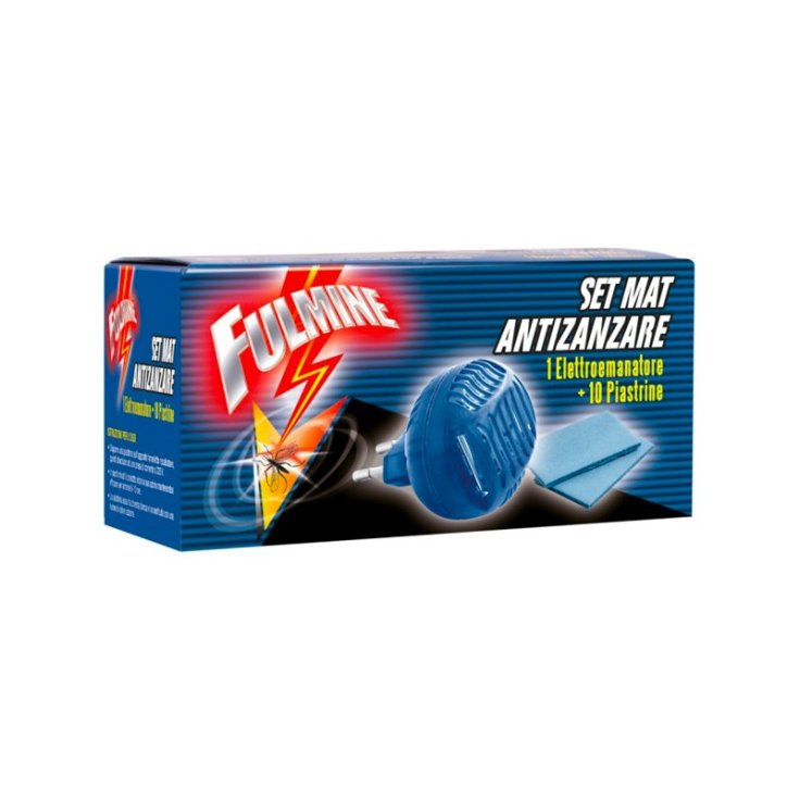 Set Mat Antizanzare Fulmine 1x10 Piastrine
