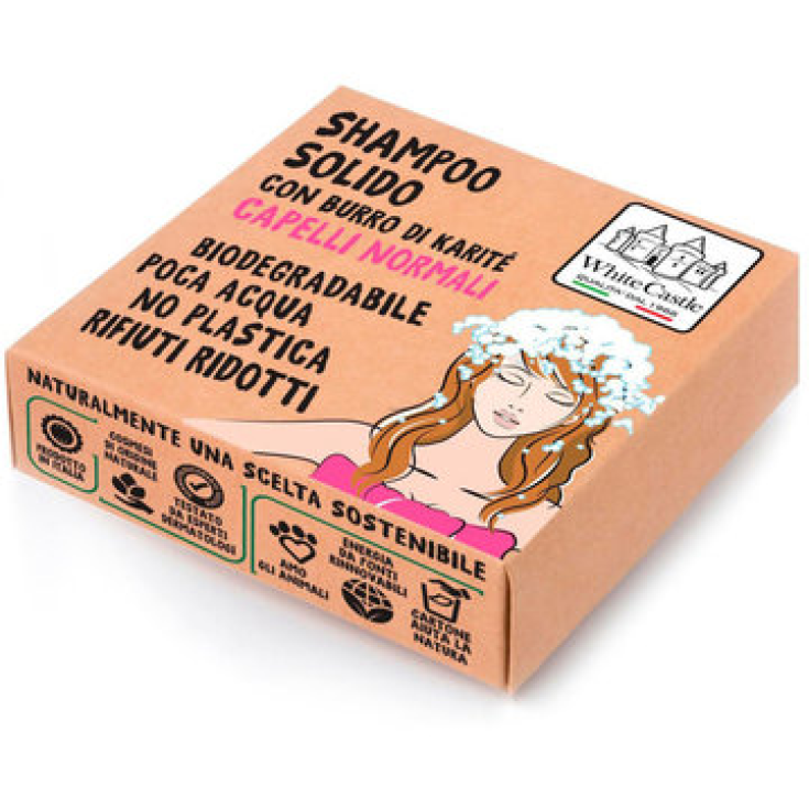 Shampoo Solido Capelli Normali White Castle 80g
