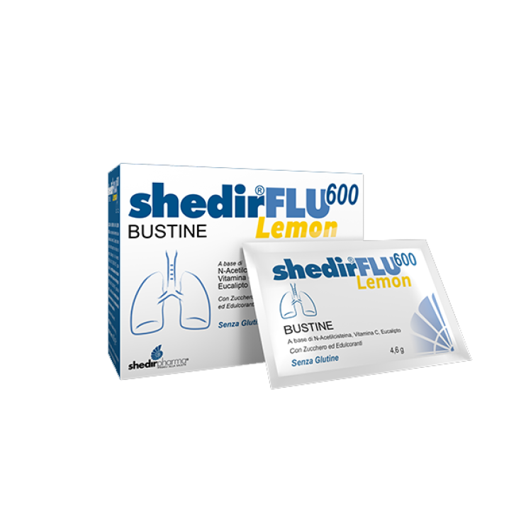 Shedirflu&reg; 600 Lemon ShedirPharma&reg; 20 Bustine