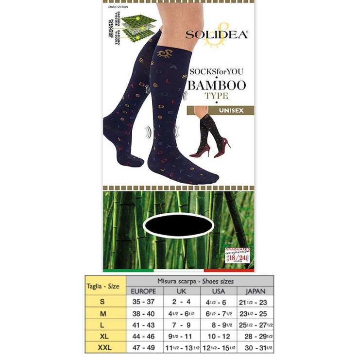 Socks For You Bamboo Type Solidea Grigio Taglia XL