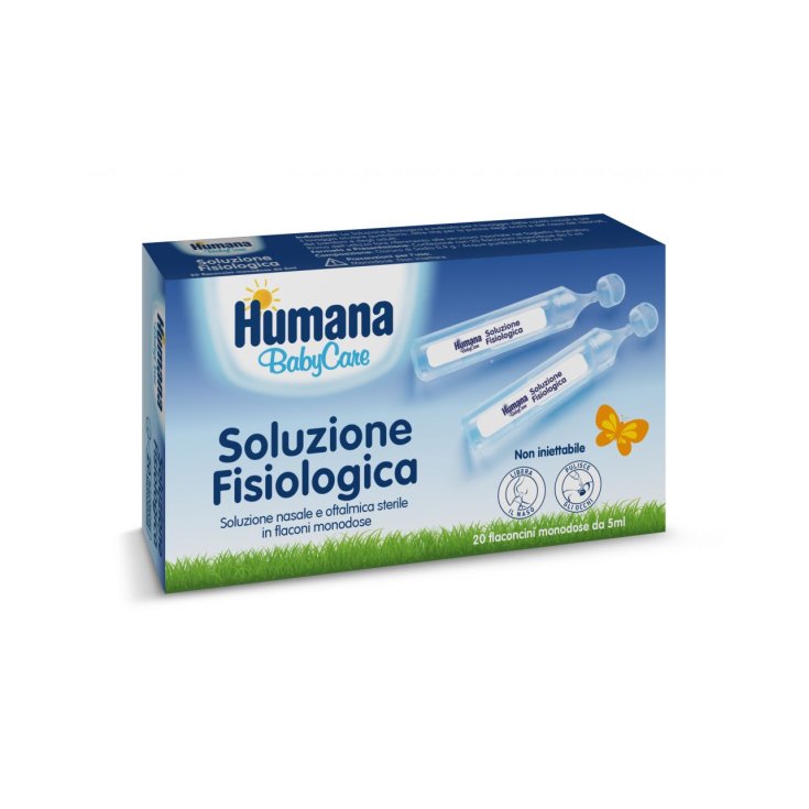 Soluzione Fisiologica Humana BabyCare 20 Flaconcini Da 5 ml