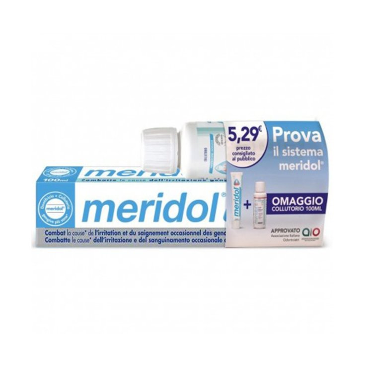 Special Pack Dentifricio + Colluttorio Meridol&reg; 75ml+100ml