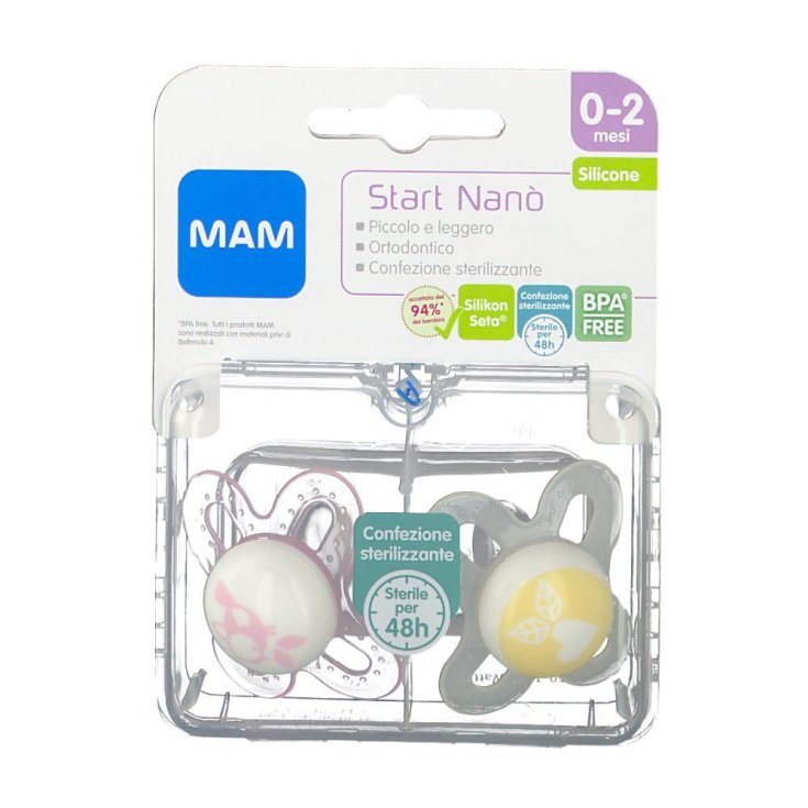 Start Nan&ograve; In Silicone Mam 2 Pezzi