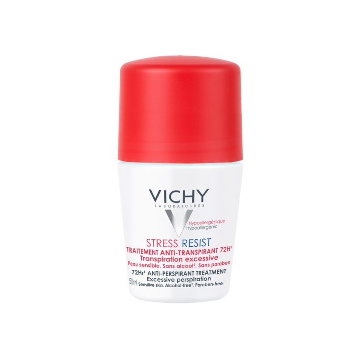 Vichy Deodorante Stress Resist - Roll-on anti-traspirante intensivo 50 ml efficace per 72 ore