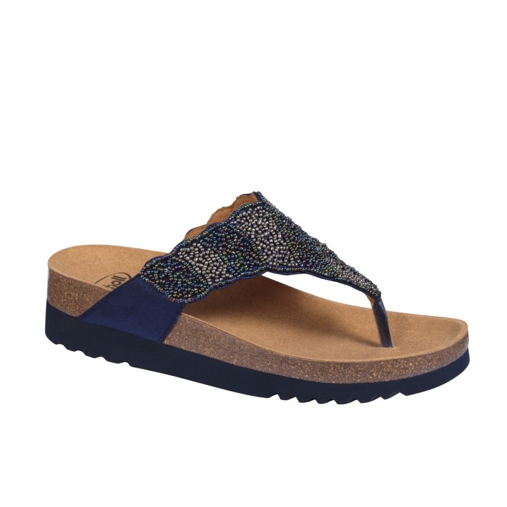 Tanisha Scholl&reg; Infradito Donna Bioprint&reg; Blu Misura 36