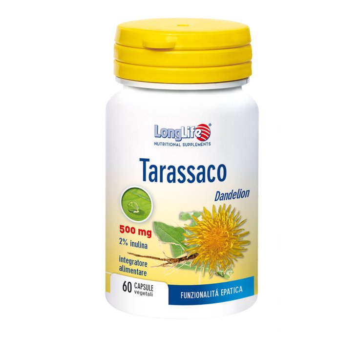 Tarassaco 500mg LongLife 60 Capsule Vegetali