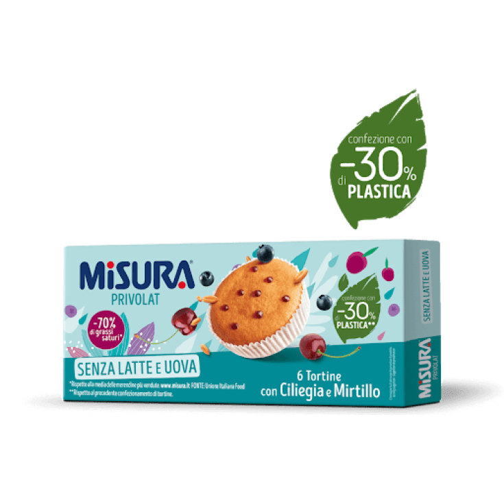 Tortina Con Ciliegia E Mirtilli Privolat MISURA 290g